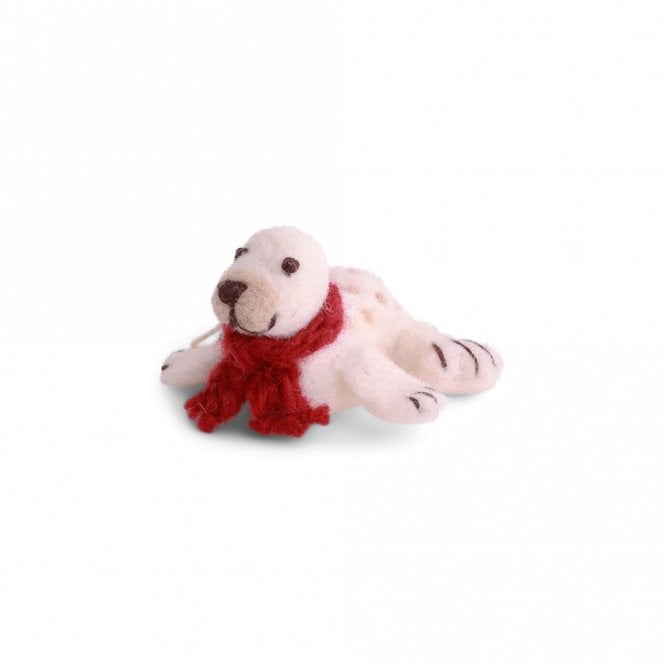 Gry & Sif Baby Seal with Red Scarf