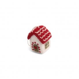 Mini Christmas House Hanging Decoration