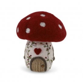 Mushroom House Big Standing Decoration