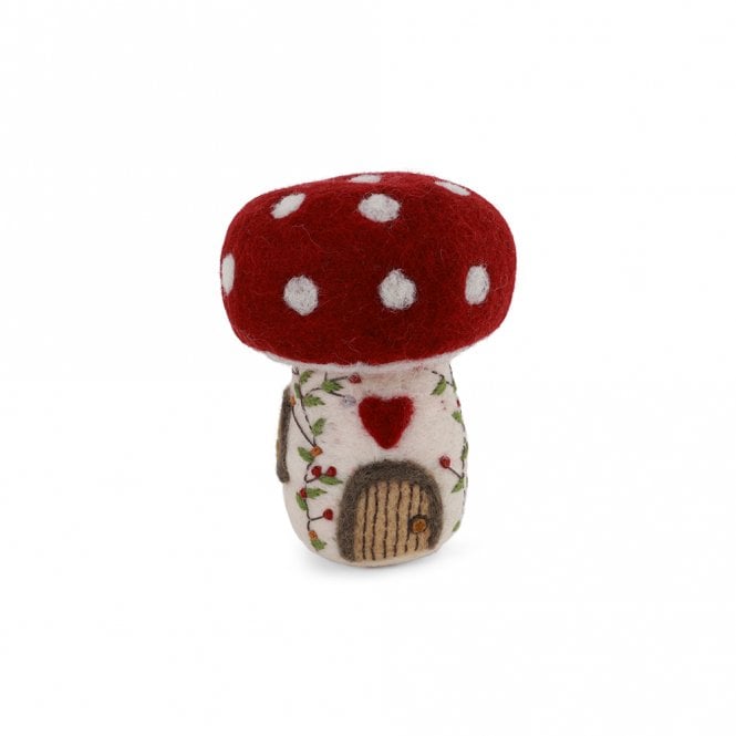 Gry & Sif Mushroom House Medium Standing Decoration