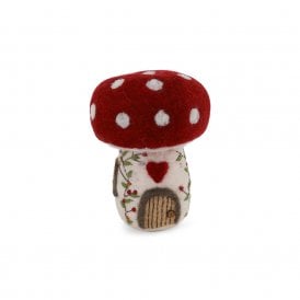 Mushroom House Medium Standing Decoration