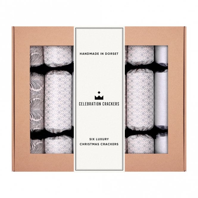 Heart & Soul Studio Celebration Crackers Monochrome Chic Luxury Pack of 6 Crackers