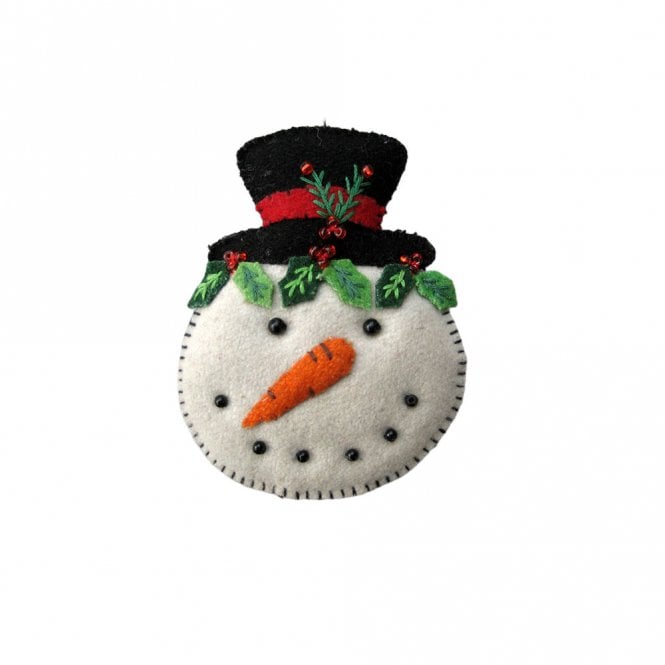 Heishan Tony Gift Co Snowman Head Hanging Decoration