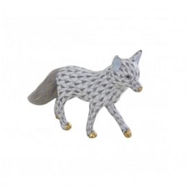 Fox Figurine - Grey