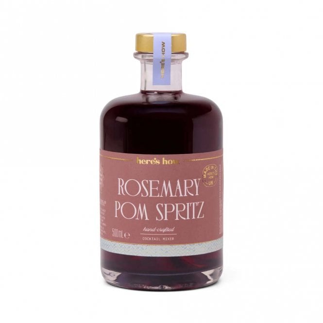 Here's How Rosemary Pom Spritz Cocktail Mixer