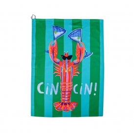 Hijinx Cin Cin Lobster Tea Towel 