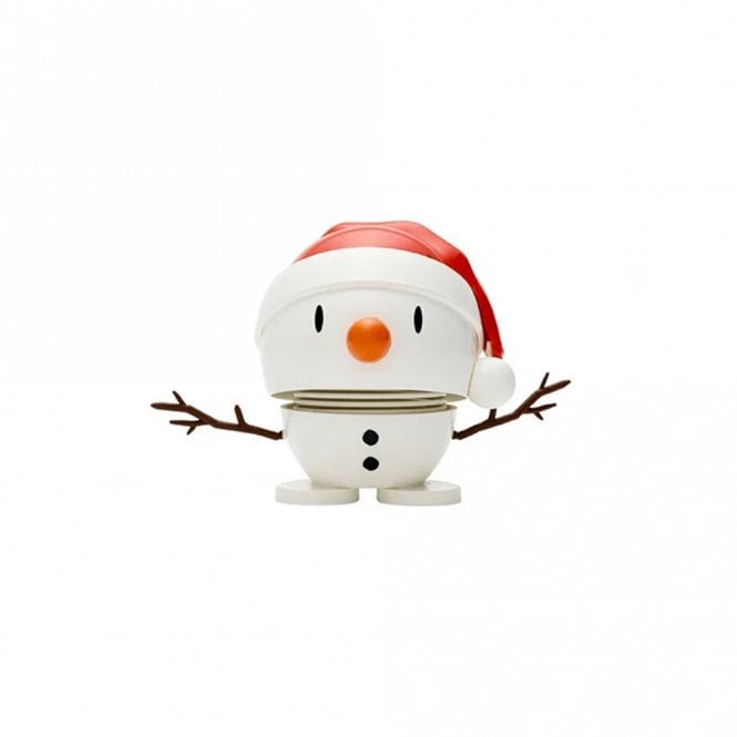 Hoptimist Santa Snowman White Small