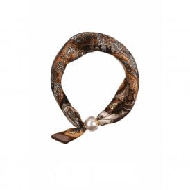 Caramel Olive Sand Pearl Neckerchief
