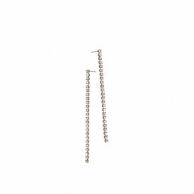 Crystal Chain Drop Earrings