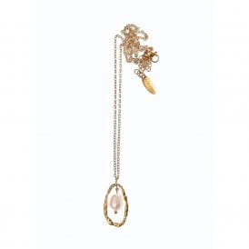 Freshwater Peal Gold Plated Necklace