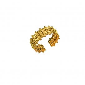 Gold Plated Coronet Ring