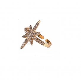 Gold Plated North Star Ring
