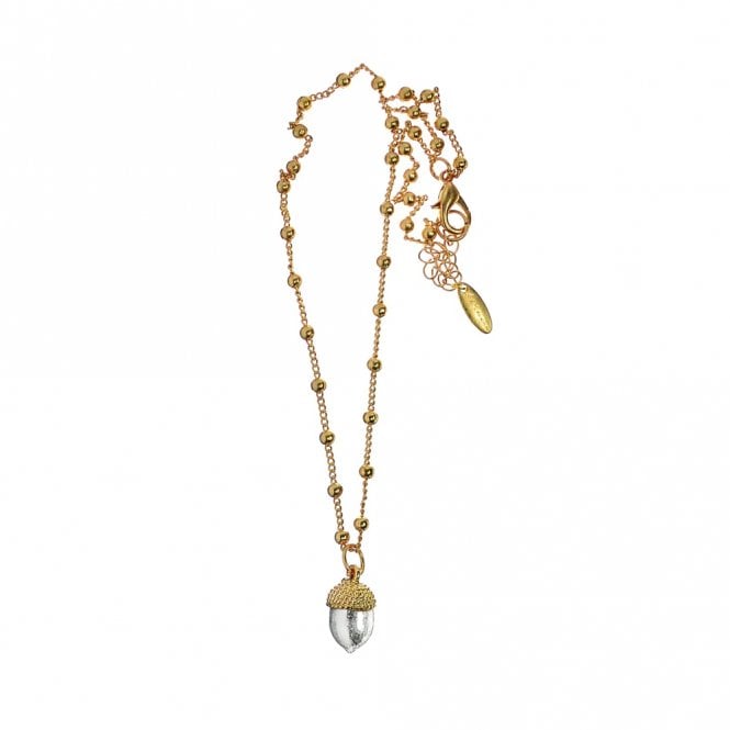 Hot Tomato Mighty Mini Acorn Drop Necklace