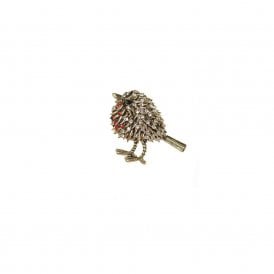 Rockin Robin Antique Gold Brooch