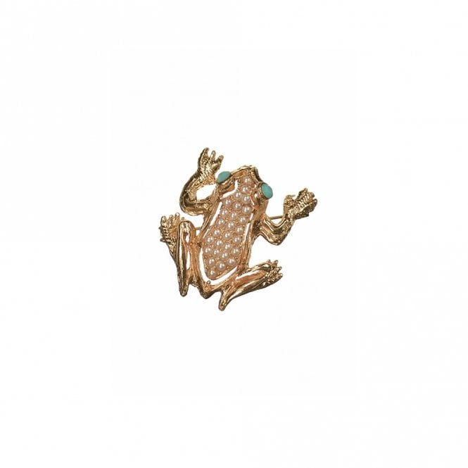 Hot Tomato The Contented Toad Brooch