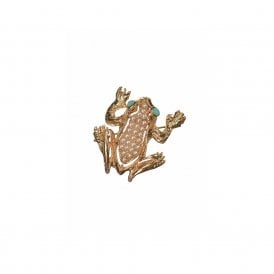 The Contented Toad Brooch