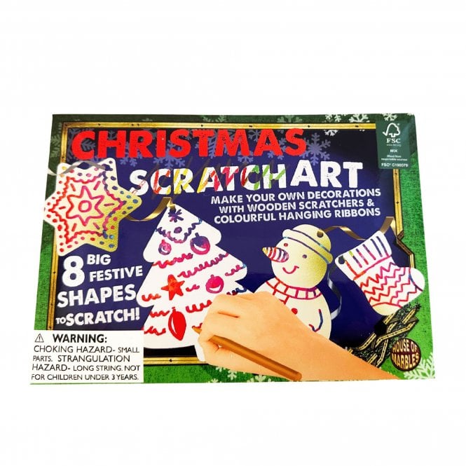 House of Marbles Christmas Scratch Art Set