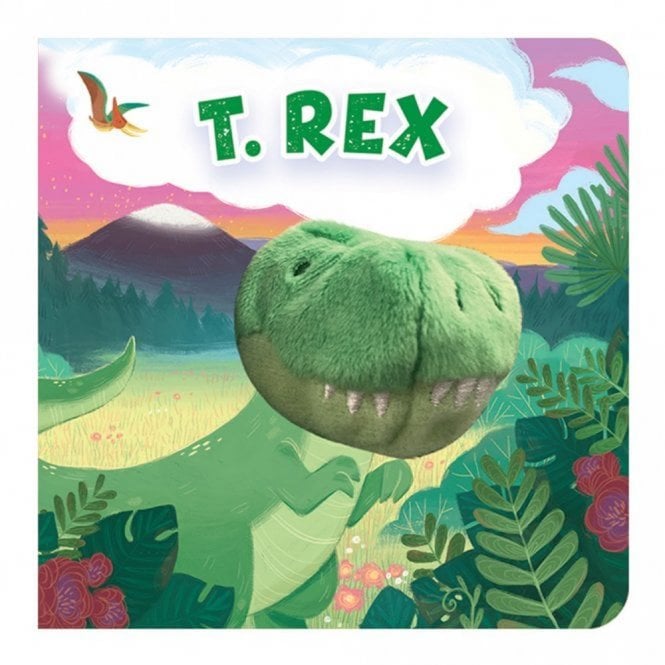 House of Marbles T. Rex Chunky Finger Puppet Book