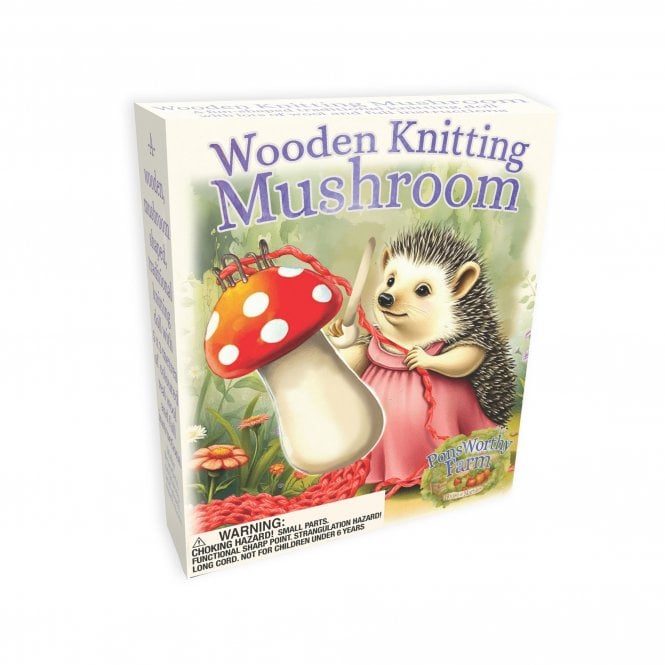 House of Marbles Wooden Knitting Mushroom