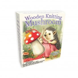 Wooden Knitting Mushroom
