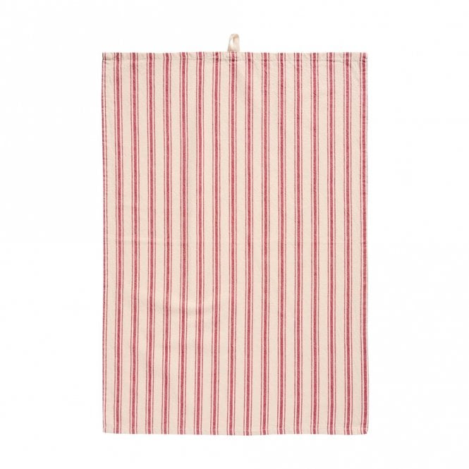 Ib Laursen Cecile Red Stripe Tea Towel