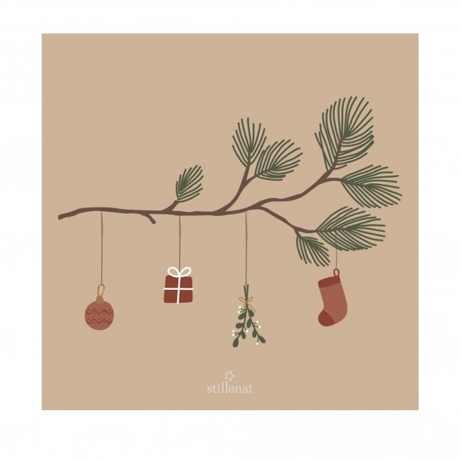 Ib Laursen Cedar Branch Pack of 20 Paper Napkins