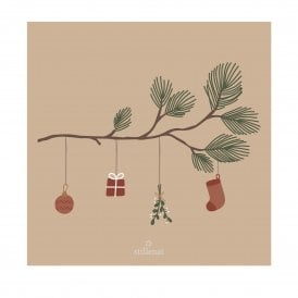 Cedar Branch Pack of 20 Paper Napkins