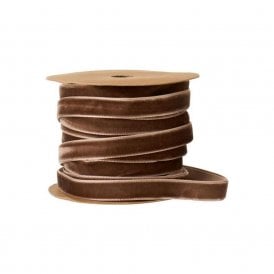 Chocolate Velvet Ribbon 10m