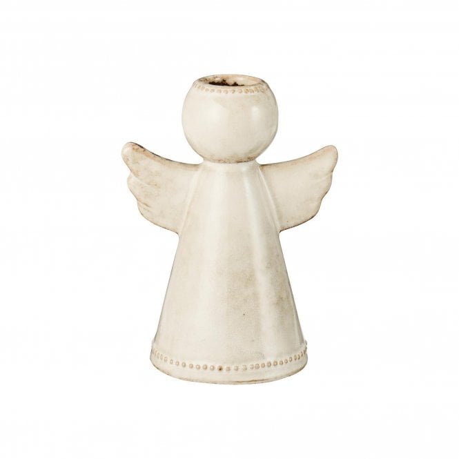 Ib Laursen Christmas Angel Ceramic Candle Holder - Large