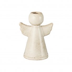 Christmas Angel Ceramic Candle Holder - Large