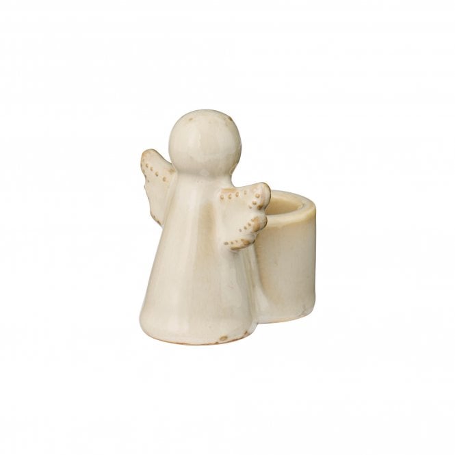 Ib Laursen Christmas Angel Ceramic Candle Holder