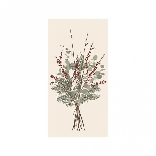 Ib Laursen Christmas Bouquet Paper Napkins Pack of 16