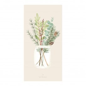 Christmas Bouquet Paper Napkins Pack of 16