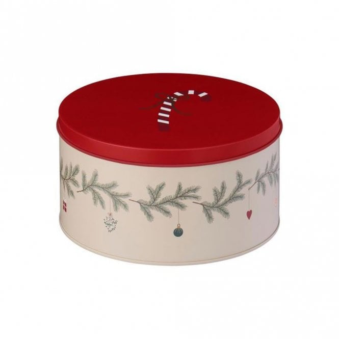 Ib Laursen Christmas Garland Round Metal Canister
