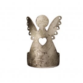 Eira Angel Metal Tealight Holder