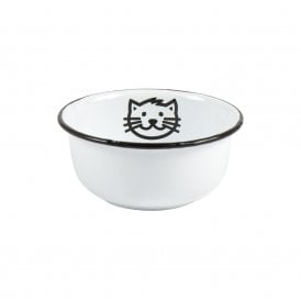 Enamel Cat Bowl