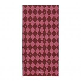 Harlequin Hearts Paper Napkins Pack of 16