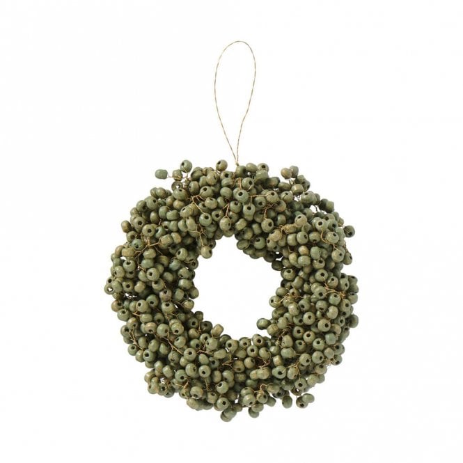 Ib Laursen Mixed Beaded Wooden Wreath