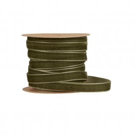Moss Green Velvet Ribbon 10m
