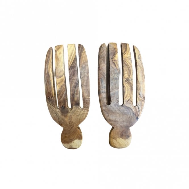 Ib Laursen Olive Wood Salad Servers