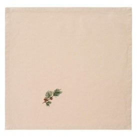 Pine Cone Linen Cloth Fabric Napkin