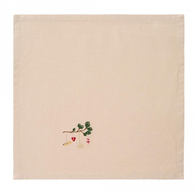 Ib Laursen Pine Ornament Linen Cloth Fabric Napkin
