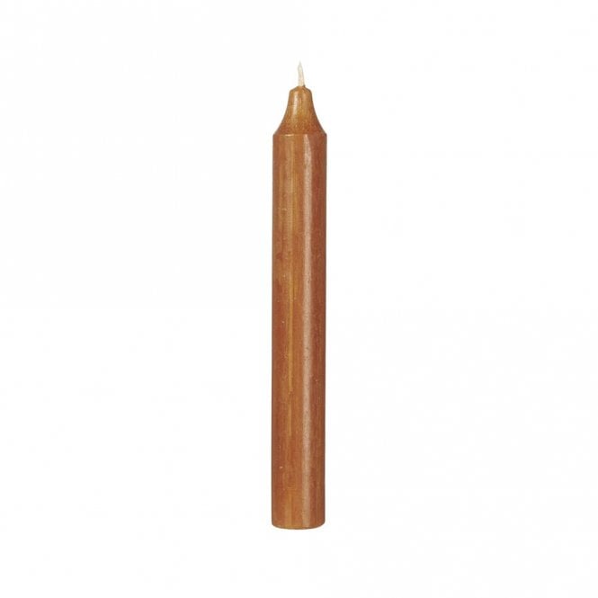 Ib Laursen Rustic Caramel Dinner Candle