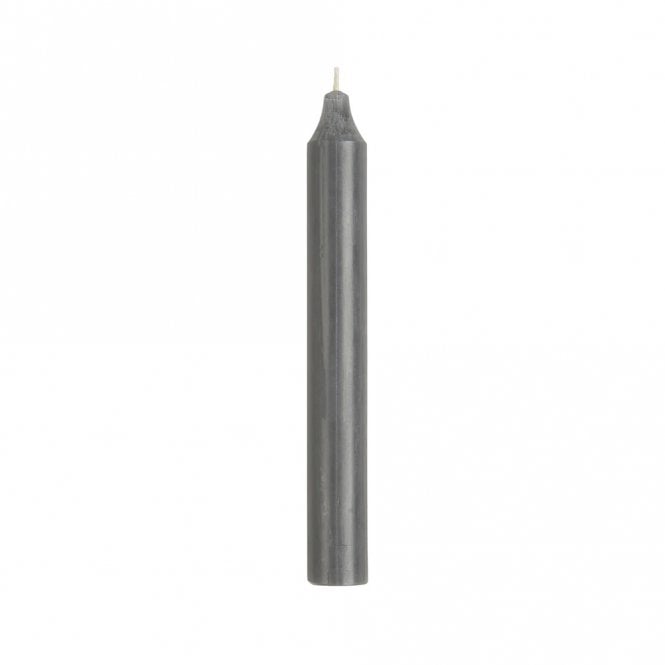 Ib Laursen Rustic Grey Dinner Candle