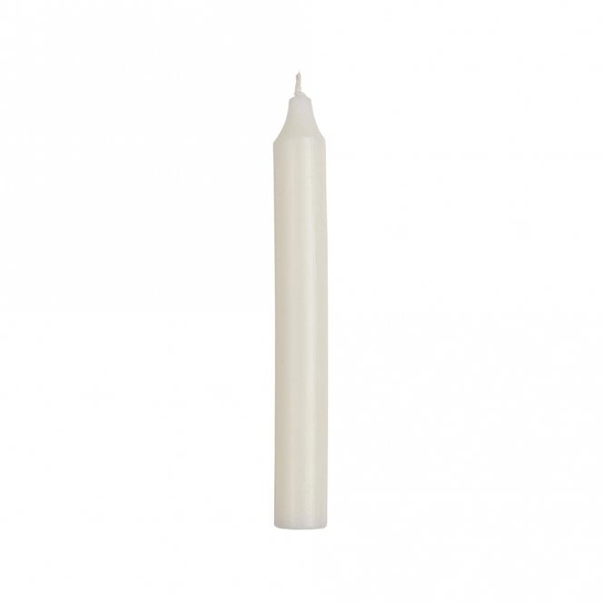 Ib Laursen Rustic Ivory Dinner Candle