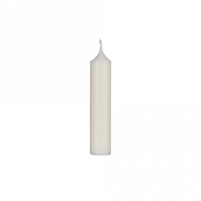 Ib Laursen Rustic Ivory Short Dinner Candle