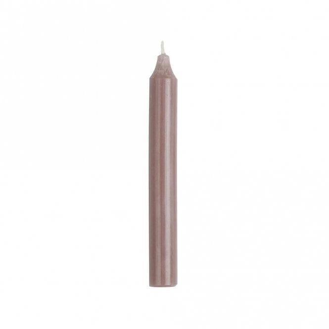 Ib Laursen Rustic Old Rose Dinner Candle
