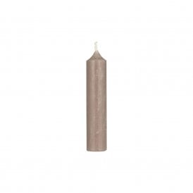 Rustic Old Rose Short Dinner Candle