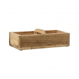 Split Section Wooden Box