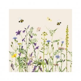 Summer Field Pack of 50 Paper Napkins
